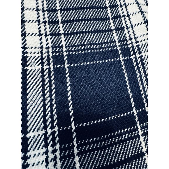 Outerknown Blanket Shirt Navy Plaid M/L Heritage Outdoor Mens Flannel Heavy Wght - Picture 8 of 12